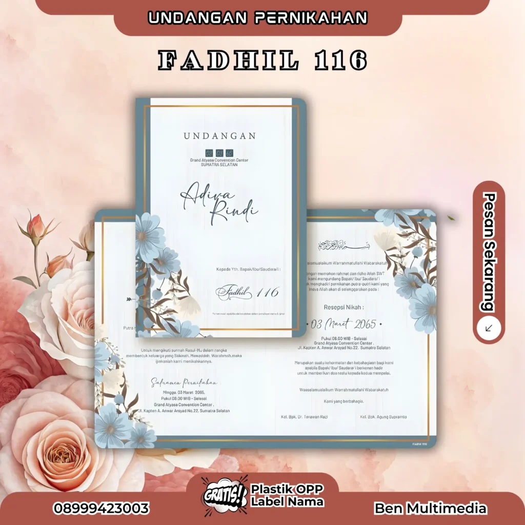 Cetak Blangko Undangan Fadhil 116
