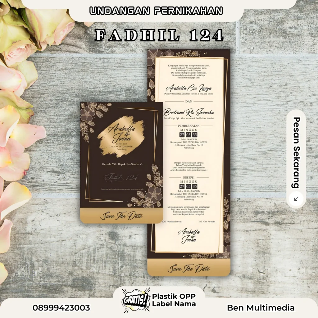 Cetak Undangan Pernikahan Fadhil 124