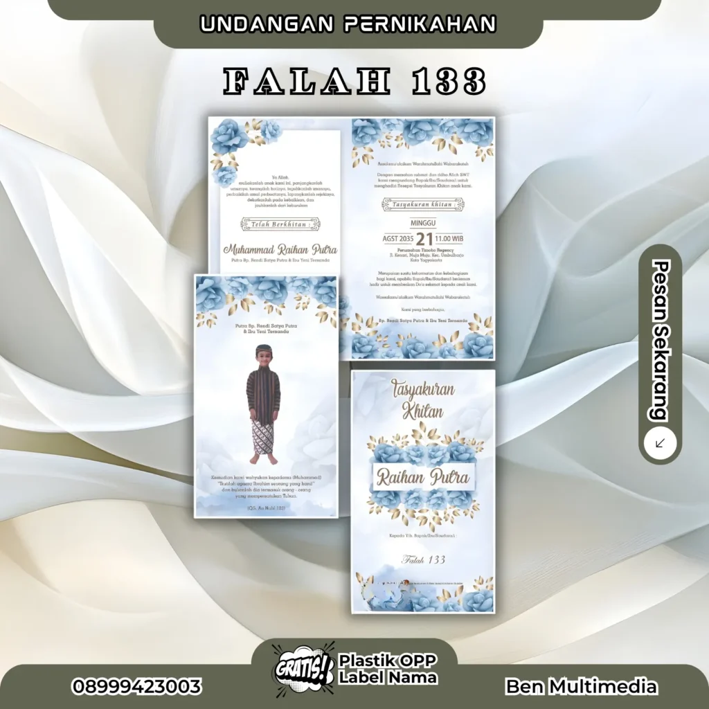 Cetak Falah 133 Blangko Khitan
