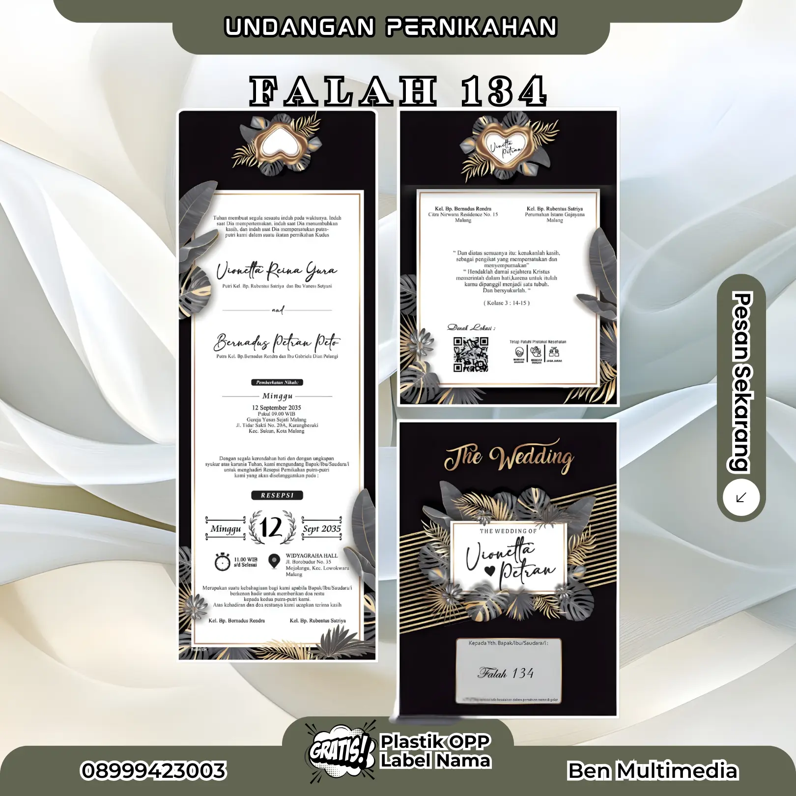 Cetak Falah 134 Blangko Undangan