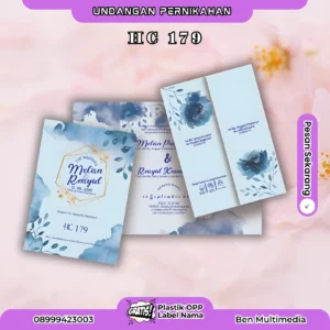 Cetak HC 179 Undangan Pernikahan