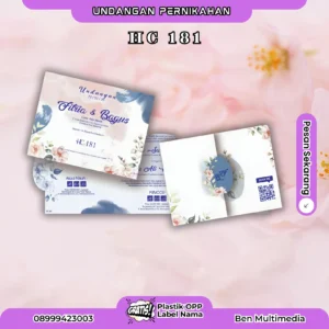 Cetak HC 181 Undangan Pernikahan