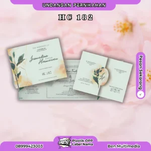 Cetak HC 182 Undangan Pernikahan
