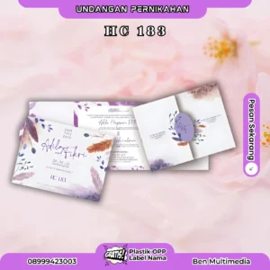 Cetak HC 183 Undangan Pernikahan
