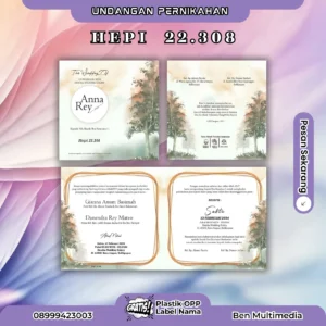 Cetak Hepi 22.308 Blangko Undangan