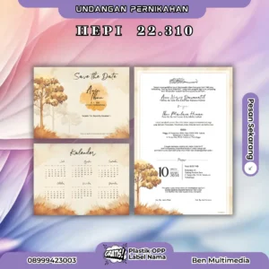 Cetak Hepi 22.310 Blangko Undangan