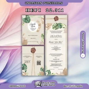 Cetak Hepi 22.311 Blangko Undangan