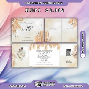 Cetak Hepi 22.312 Blangko Undangan