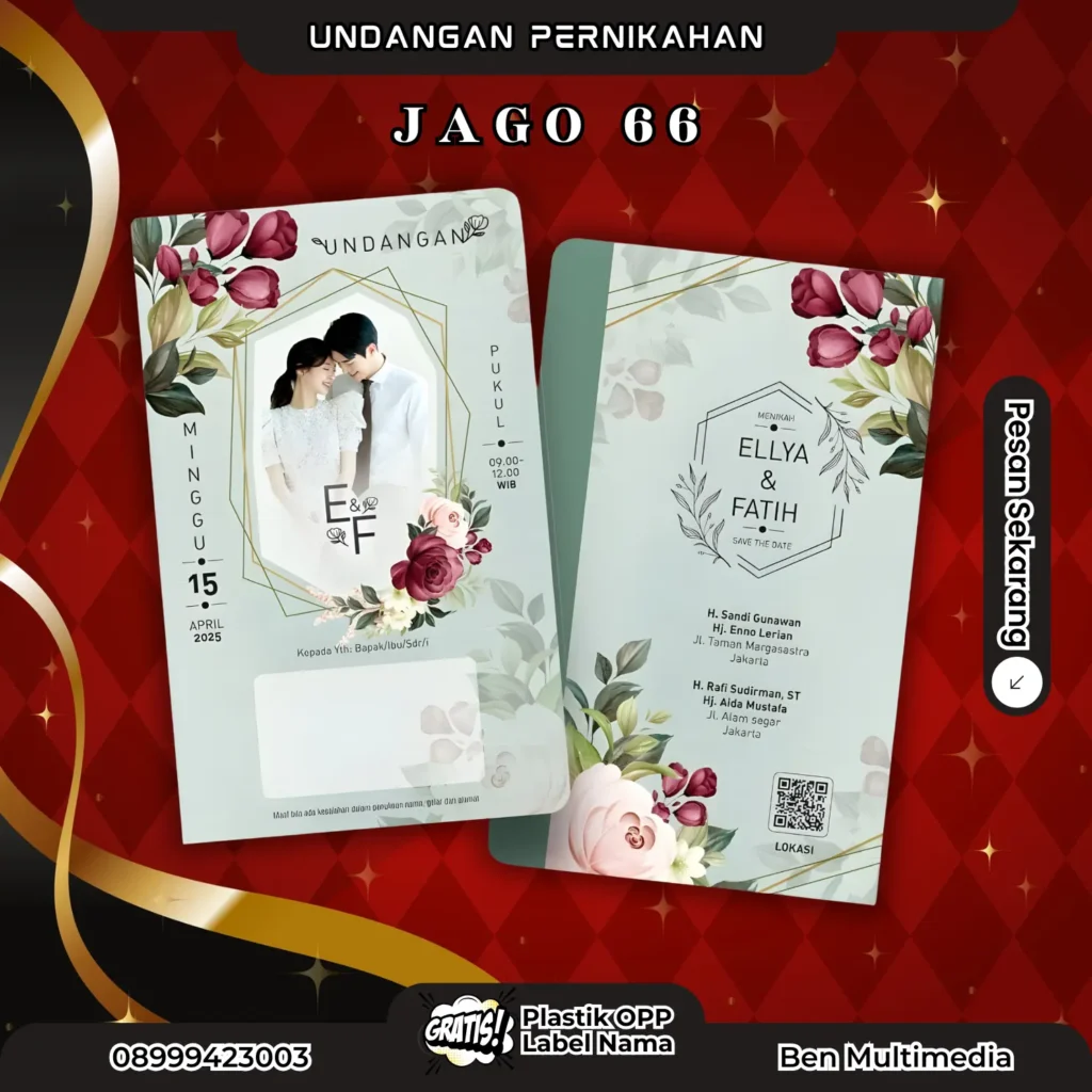 Cetak Blangko Undangan Jago 66