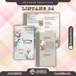 Cetak Undangan Pernikahan Lintang 94