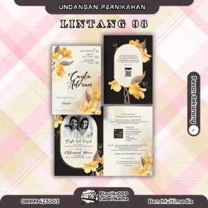 Cetak Undangan Pernikahan Lintang 98