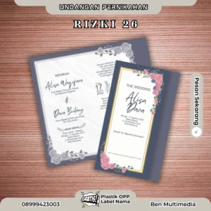 Cetak Blangko Undangan Rizki 26