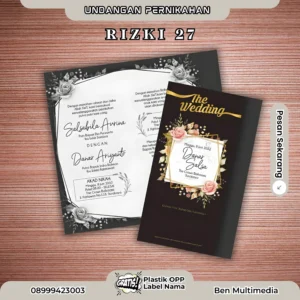 Cetak Blangko Undangan Rizki 27
