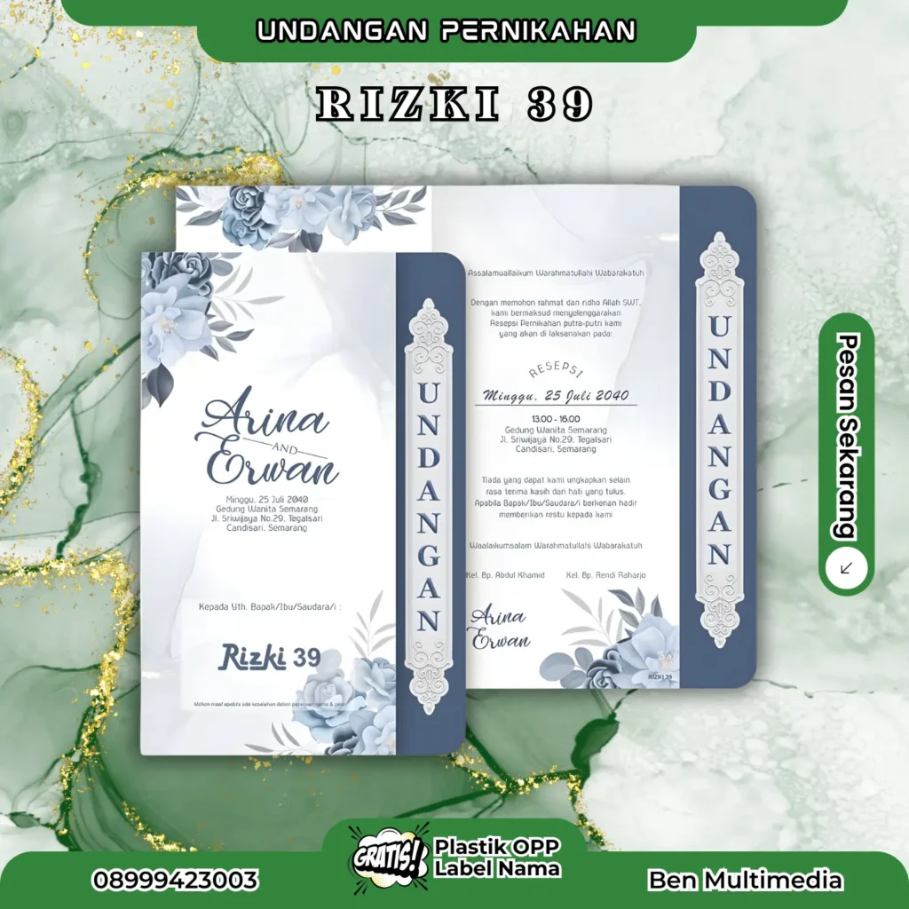 File Setting Rizki 36-41 CorelDRAW Mudah Diedit dan Dicetak 5 Cetak Rizki 39 Blangko Undangan