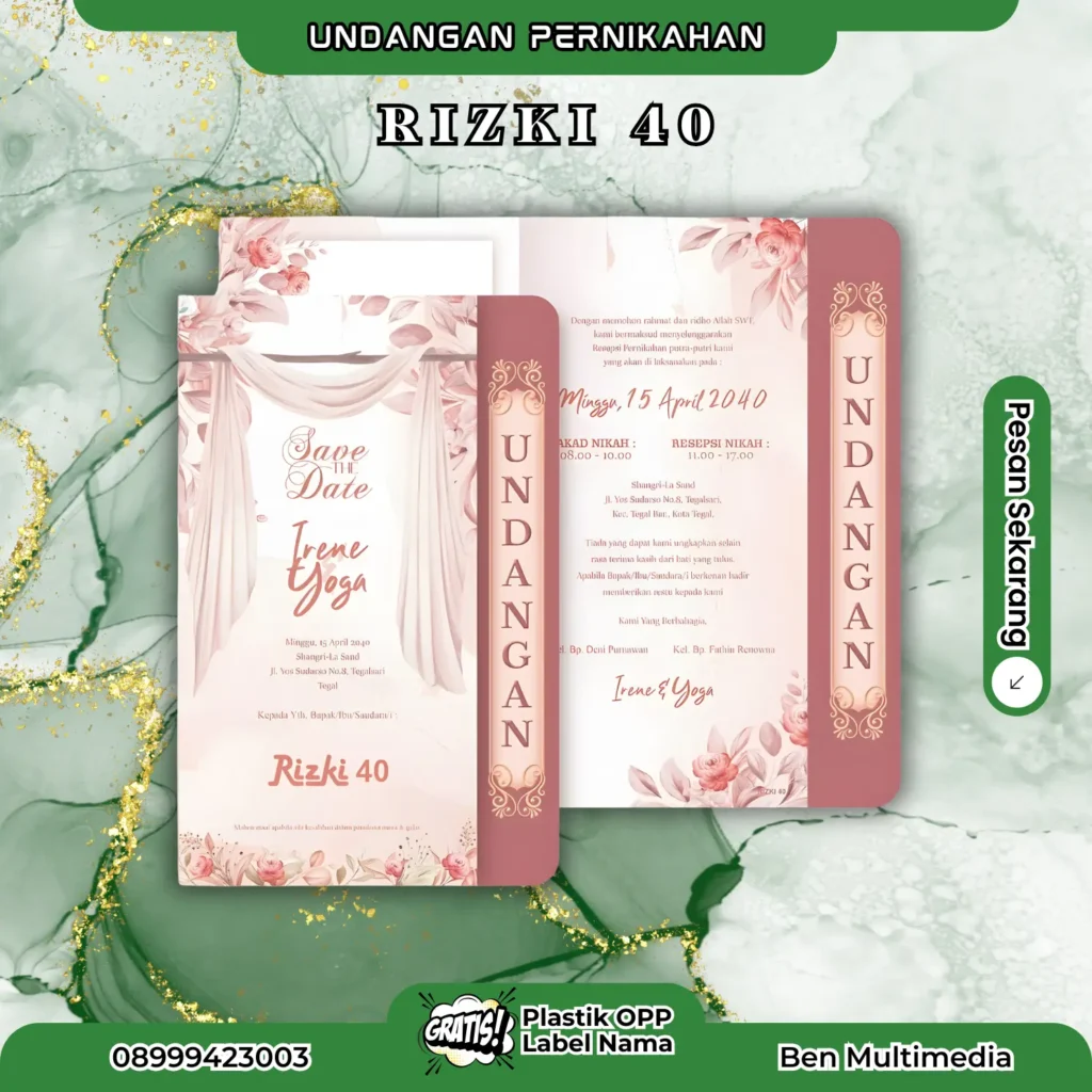 File Setting Rizki 36-41 CorelDRAW Mudah Diedit dan Dicetak 6 Cetak Rizki 40 Blangko Undangan