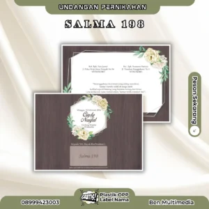 Jasa Cetak Undangan Salma 198