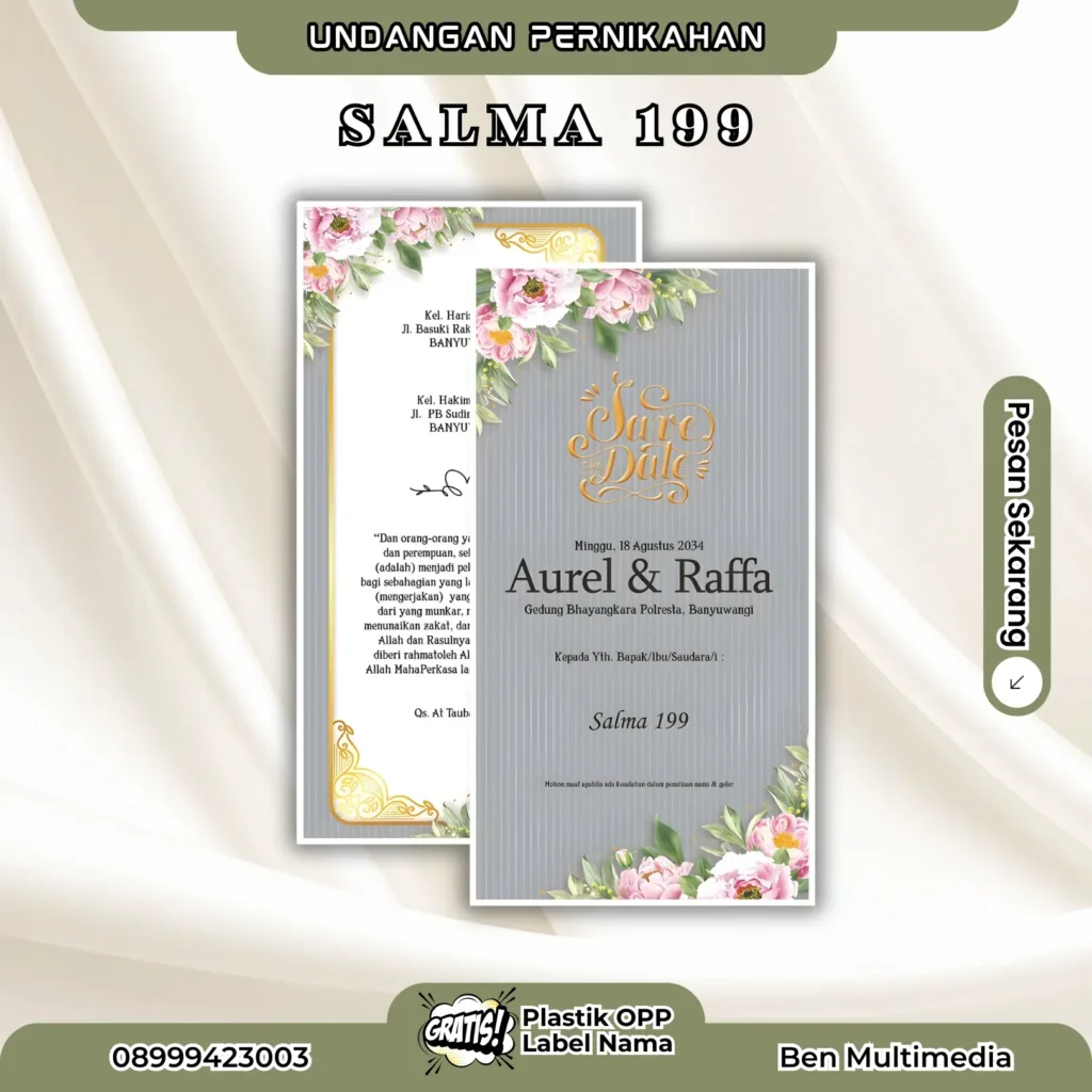 Template Blangko Salma 197-201 CDR Siap Edit Lengkap 4 Jasa Cetak Undangan Salma 199