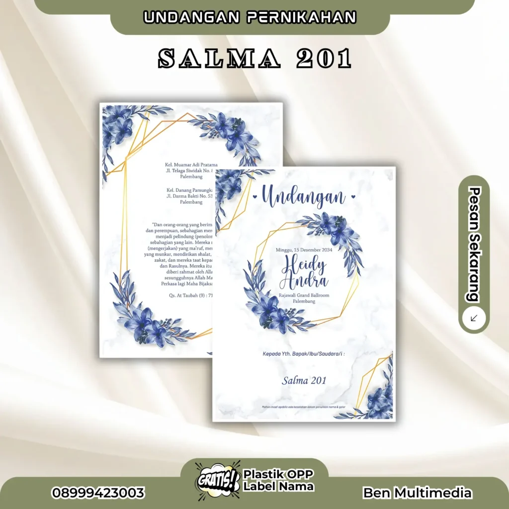 Template Blangko Salma 197-201 CDR Siap Edit Lengkap 6 Jasa Cetak Undangan Salma 201