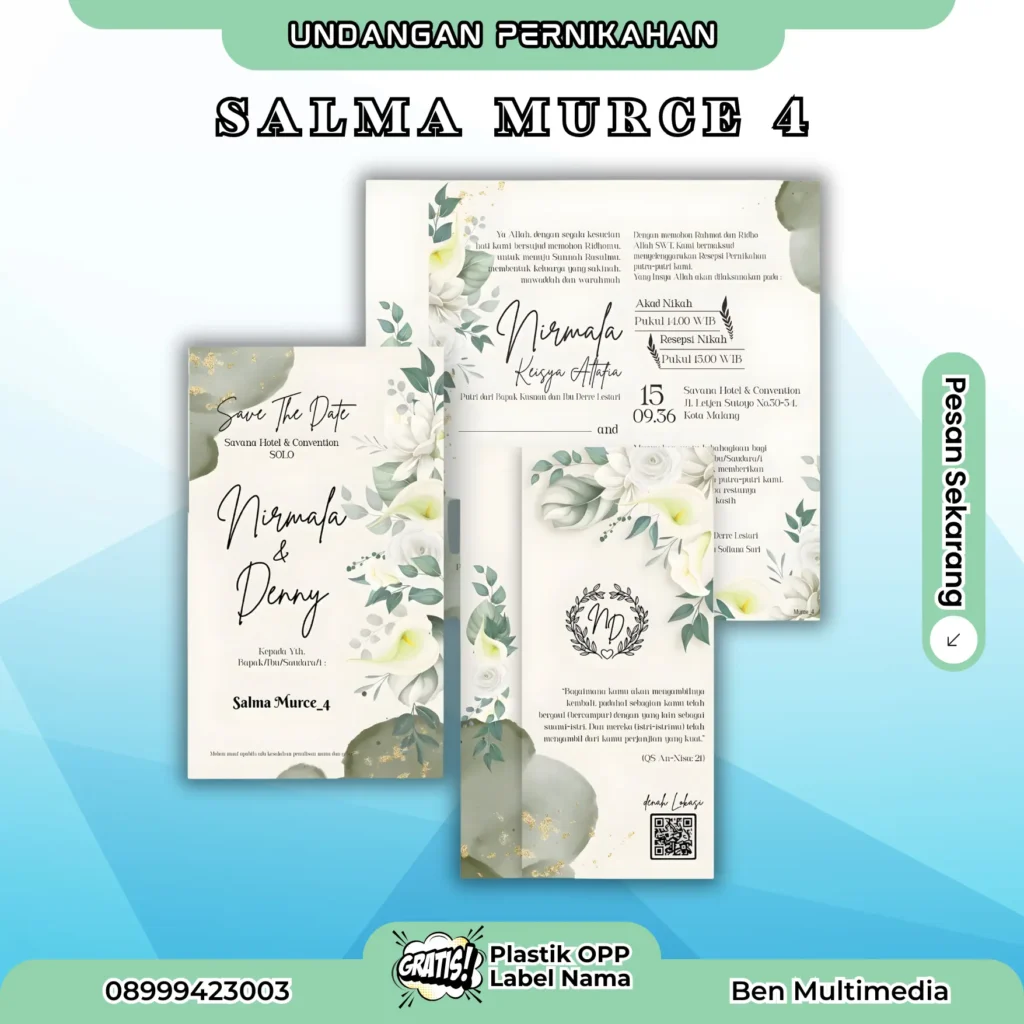 Cetak Undangan Salma Murce 4