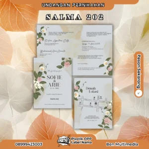 Cetak Salma 202 Undangan Pernikahan