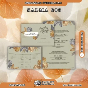 Cetak Salma 203 Undangan Pernikahan