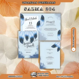 Cetak Salma 204 Undangan Pernikahan