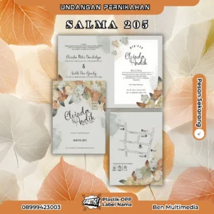 Cetak Salma 205 Undangan Pernikahan