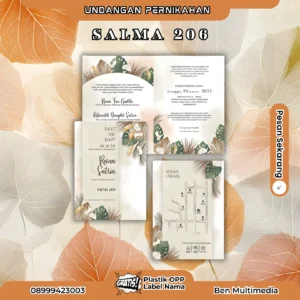 Cetak Salma 206 Undangan Pernikahan