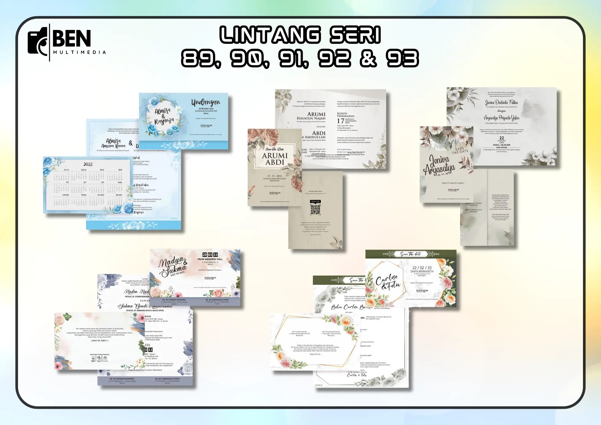 Template Blangko Lintang 89-93