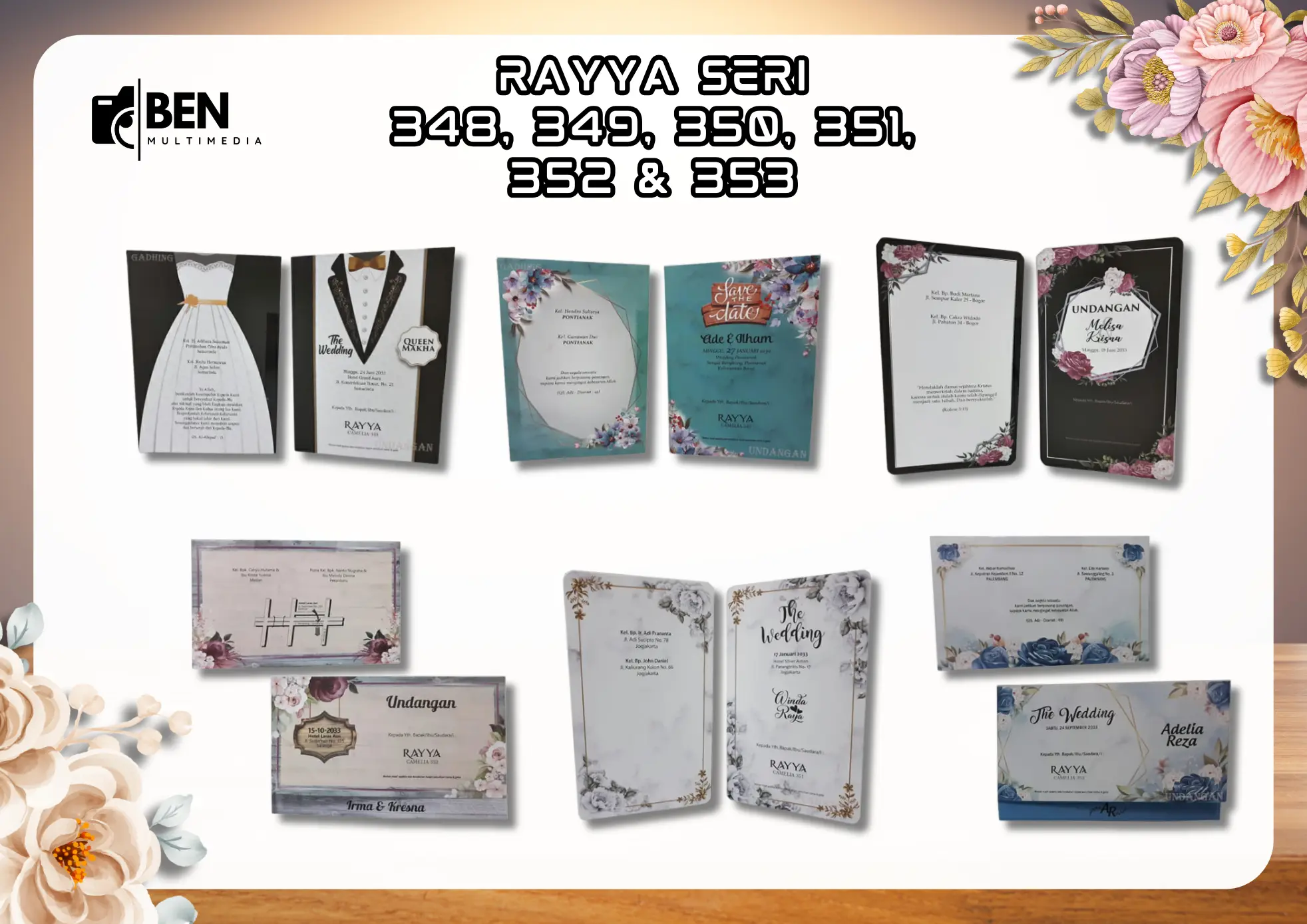 Template Blangko Rayya 348-353