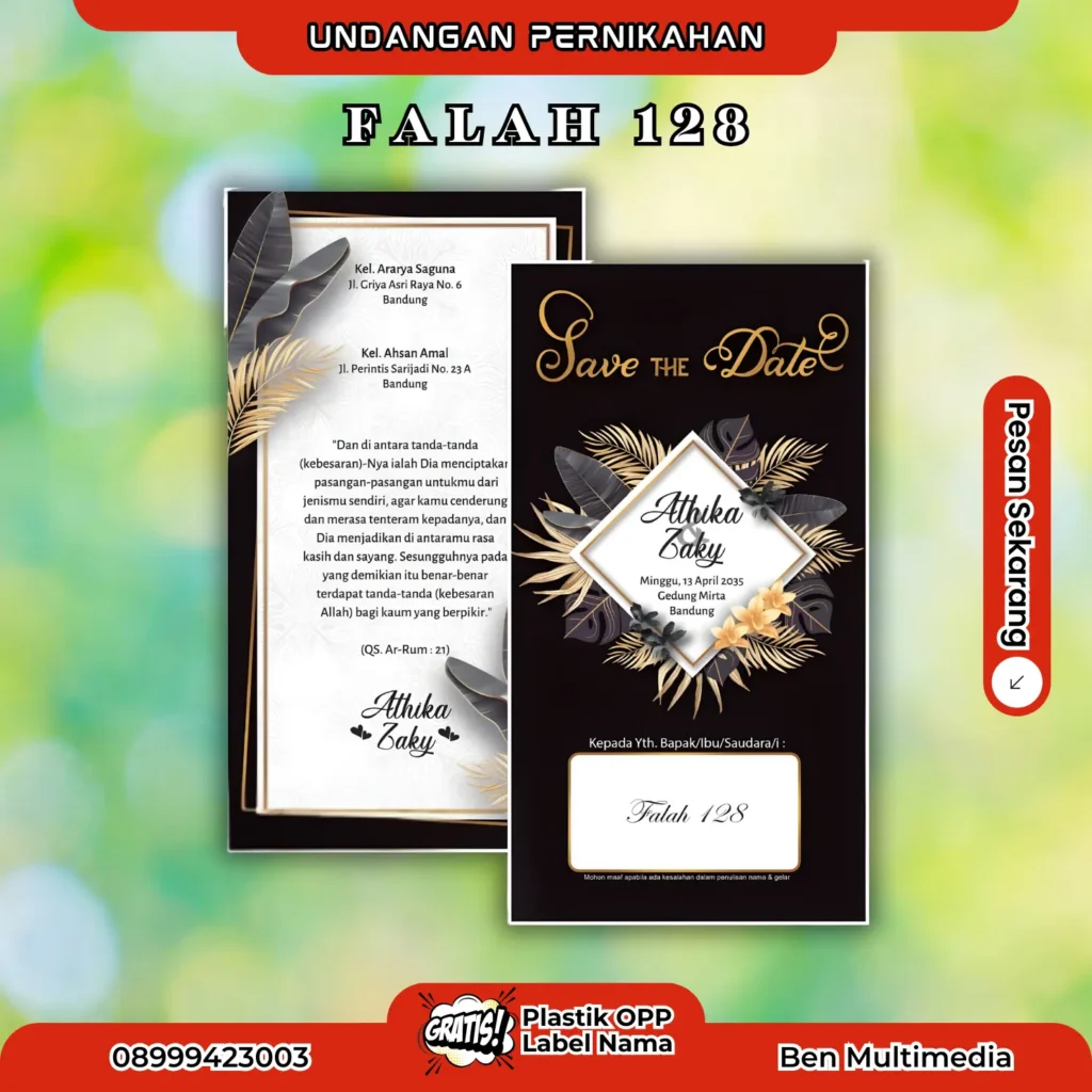 Percetakan Blangko Falah 128