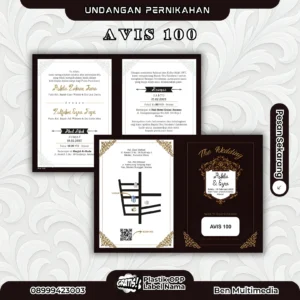 Cetak Avis 100 Blangko Pernikahan