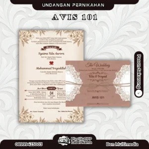 Cetak Avis 101 Blangko Pernikahan
