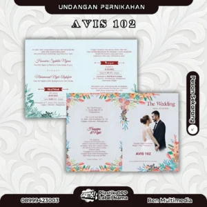 Cetak Avis 102 Blangko Pernikahan