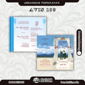 Cetak Avis 103 Blangko Pernikahan