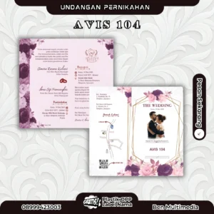 Cetak Avis 104 Blangko Pernikahan