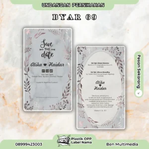 Percetakan Undangan Pernikahan Byar 69