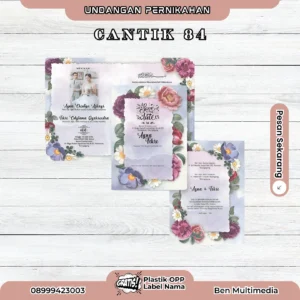 Percetakan Blangko Undangan Cantik 84