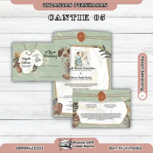 Percetakan Blangko Undangan Cantik 85