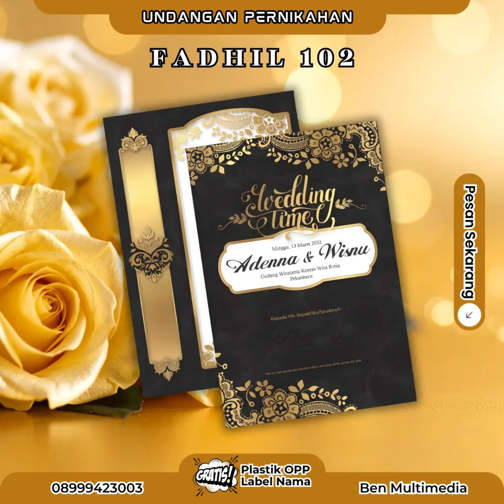 Cetak Fadhil 102 Blangko Pernikahan