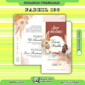 Cetak Fadhil 130 Blangko Undangan