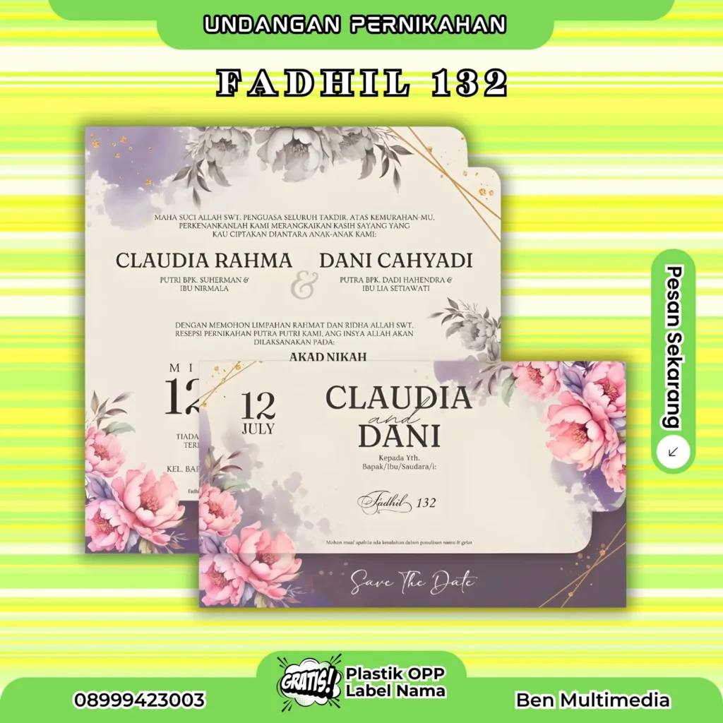 File Setting Blangko Fadhil 130-134 Template Undangan Aman 4 Cetak Fadhil 132 Blangko Undangan