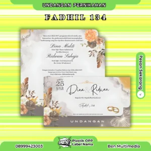 Cetak Fadhil 134 Blangko Undangan