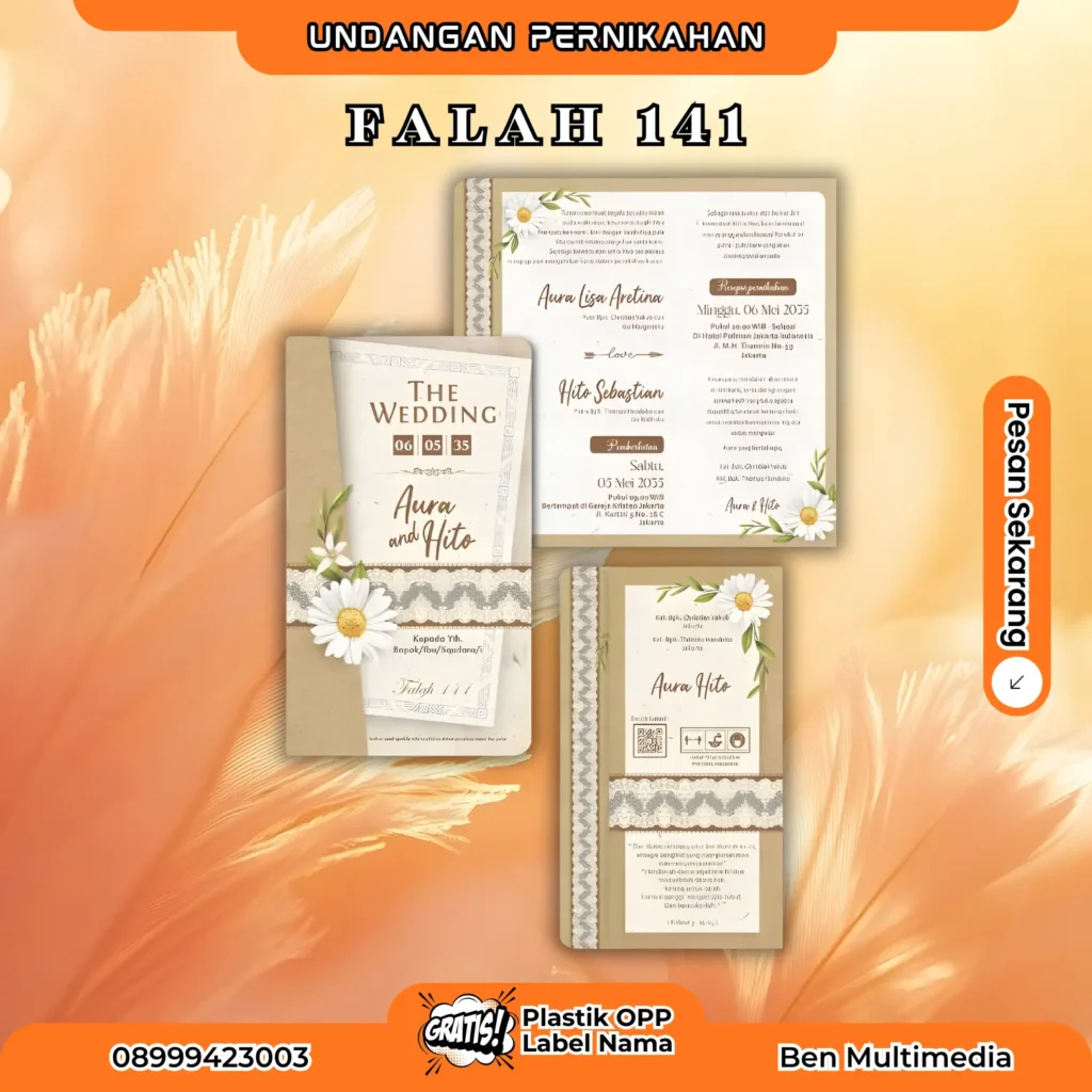 Template Blangko Falah 135-143 File Setting CorelDraw 8 Cetak Falah 141 Blangko Undangan