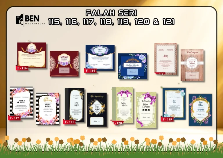 File Setting Blangko Falah 115-121 Template CDR Siap Cetak