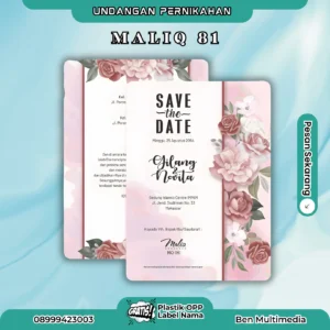 Cetak Blangko Undangan Maliq 81