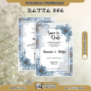 Cetak Rayya 354 Undangan Pernikahan