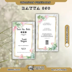 Cetak Rayya 356 Undangan Pernikahan