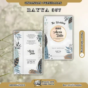 Cetak Rayya 357 Undangan Pernikahan