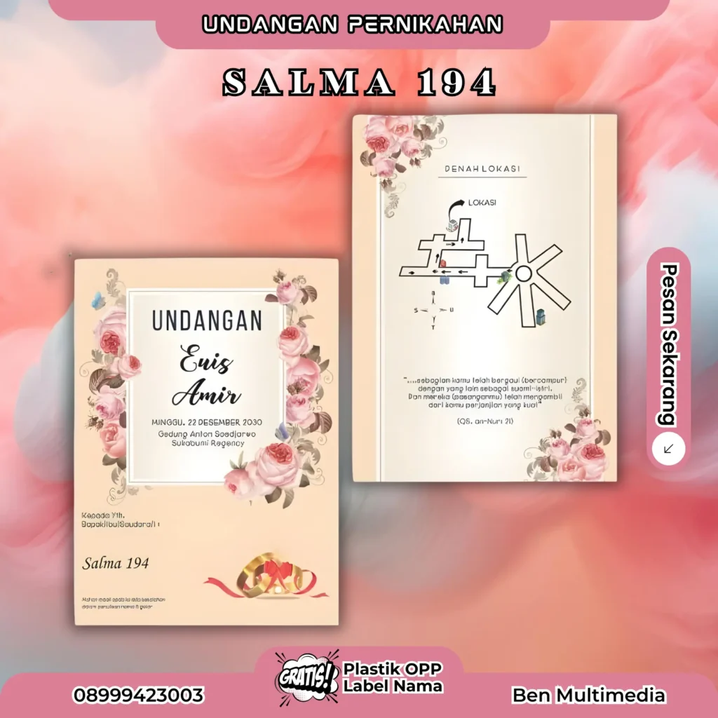 Cetak Blangko Undangan Salma 194